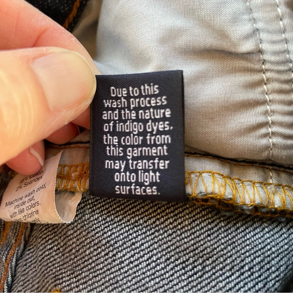 J. Crew Toothpick Dark Wash Jeans.  Size 27 - Picture 6 of 8